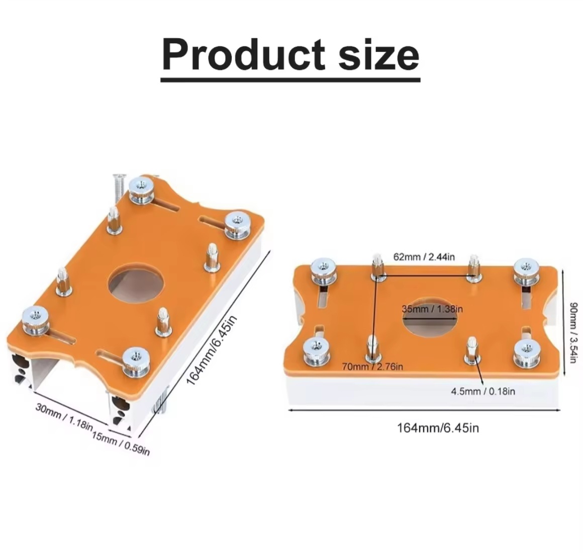 SIT TOOL SIT-JIG065 2-In-1 Loose Tenon or Invisible Fasteners Bracket For 65mm Trimmer - ชุดช่วยเจาะ/ฝังตัวแขวนแบบซ่อน หรือเจาะเดือย