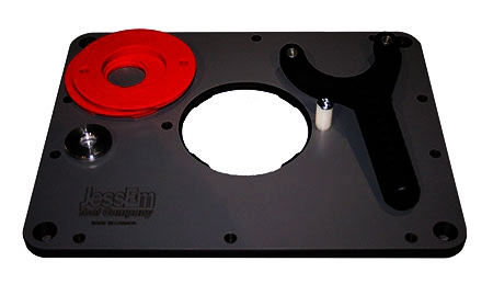 Aluminum Router Table Insert Plate - แผ่นเพลทอลูมิเนียม ใช้ติดเร้าเตอร์กับโต๊ะเร้าเตอร์