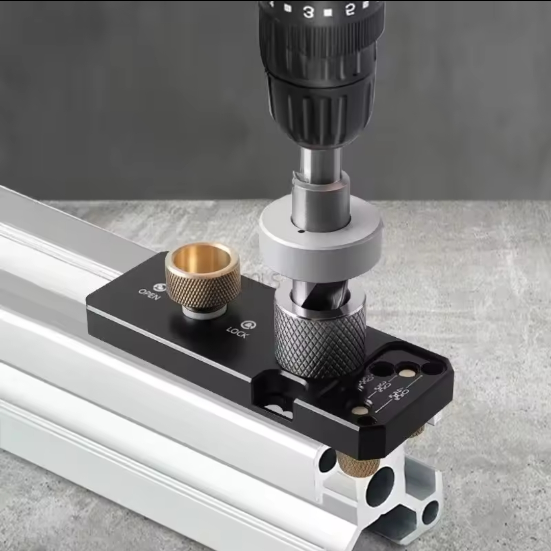 SIT TOOL - Ganwei GW2040 20/30/40 Series Aluminum Profile Drilling Jig L-Type or T-Type - จิ๊กเจาะรูอลูมินัมโปรไฟล์ขนาด 20/30/40มม สำหรับยึดโบล์ท รุ่น GW2040