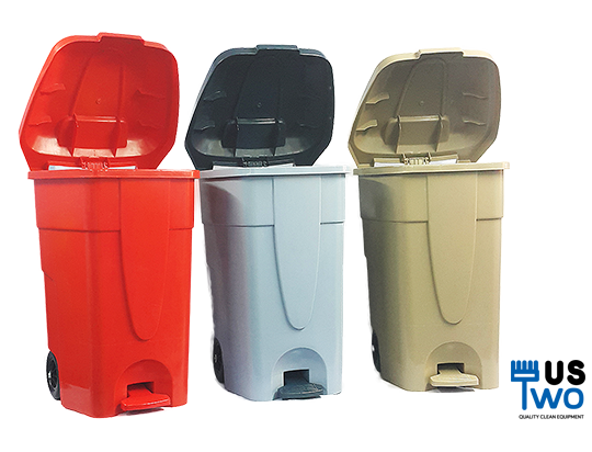 ถังขยะเท้าเหยียบทรงเหลี่ยม 85 ลิตร