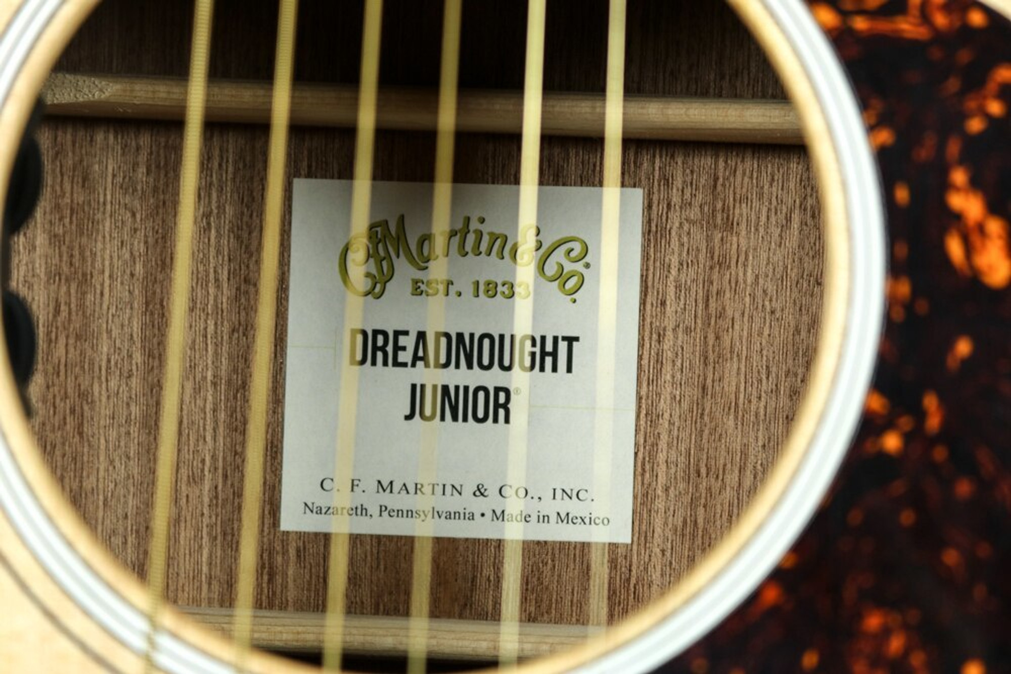 Martin Dreadnought Junior + Label