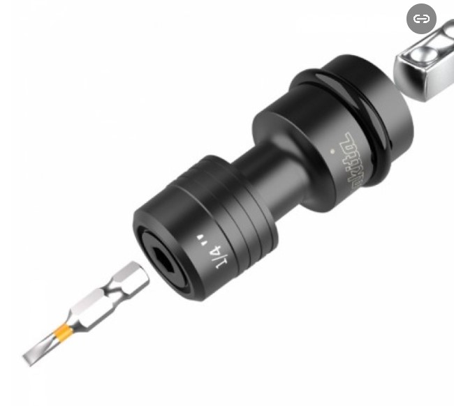 MAKITA B-68476 Bit Adapter For 1/2" Sq To 1/4" Hex - อแดปเตอร์แปลงลูกบล็อค 1/2 นิ้ว แกน 1/4 นิ้ว HEX