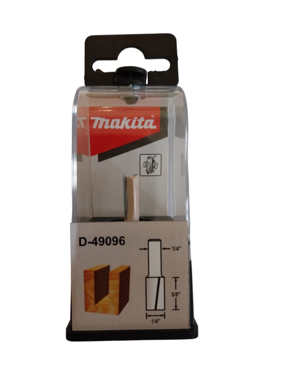 MAKITA 1/4-inch Shank Straight Router Bit - ดอกเร้าเตอร์แกน 1/4" ดอกกัดตรง จากมากีต้า