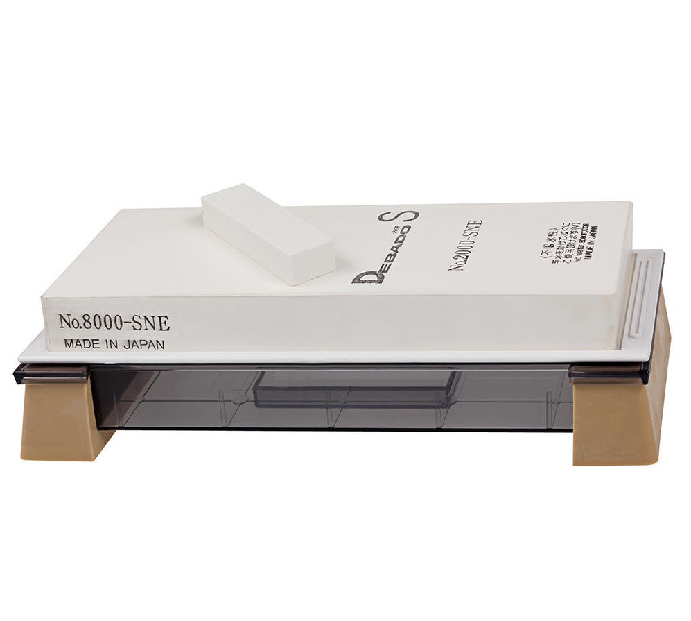 SUEHIRO DEBADO S Professional-use Whetstone for knives, Grit 6000 3000 1500 1000 600 and 320 - หินลับมีดสำหรับเชฟมืออาชีพ SUEHIRO รุ่น DEBADO S ความละเอียด 6000 3000 1500 1000 600 และ 320 grit