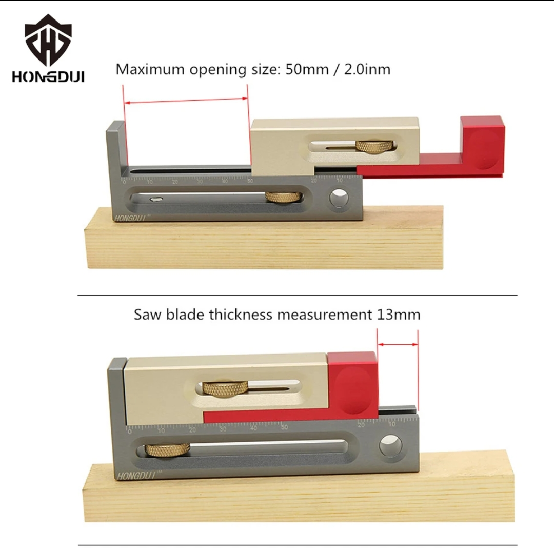 HONGDUI Kerf Maker รุ่น JMPv2 - จิ๊กช่วยตัดร่องไม้ (Dado) สำหรับโต๊ะเลื่อยและโต๊ะเร้าเตอร์ (สินค้าสั่งซื้อล่วงหน้า Pre-Order)