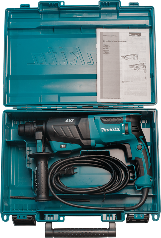 MAKITA HR2631FX 1" AVT Rotary Hammer, accepts SDS‑PLUS bits - สว่านโรตารี่ SDS-plus Makita รุ่น HR2631FX