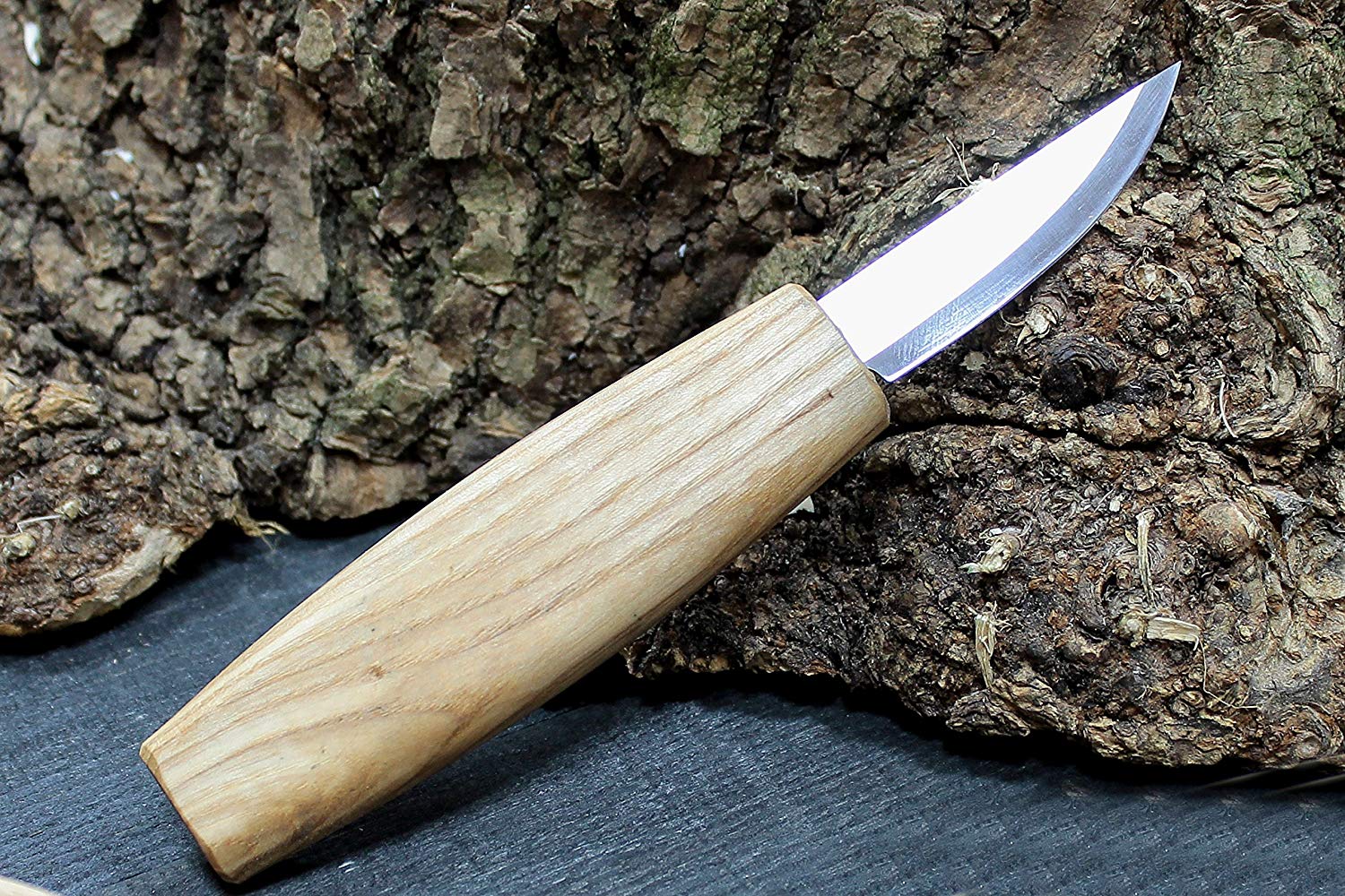 BeaverCraft C1 Whittling Knife Wood Carving Knife Beginner Sloyd Knife Whittling Tools Roughing Sloyd Carving Knife - มีดแกะสลักไม้รุ่นมาตรฐาน (Made in Ukraine)