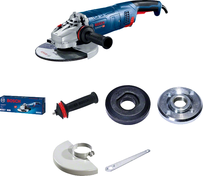 BOSCH GWS 24-180 JZ (Cyclon)- 7-inch/ 180mm Angle Grinder - ลูกหมูขนาด 7 นิ้ว/ 180มม เครื่องเจียรไฟฟ้าทรงพลัง 2,400 วัตต์พร้อมระบบป้องกันฝุ่น Cyclon รุ่น GWS 24-180 JZ (Cyclon) - 06018C23K0