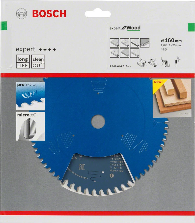 BOSCH Circular Saw Blade Expert for Wood - ใบเลื่อยสำหรับเลื่อยวงเดือน สำหรับตัดไม้ที่ต้องการคุณภาพ สำเนา