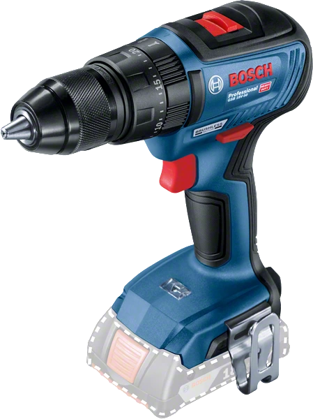 BOSCH GSB 18V-50 Cordless Drill and Driver (Solo) - สว่านไขควงกระแทกไร้สาย LI-Ion 18V รุ่น GSB 18V-50 (ไม่มีแบตเตอรี่ ไม่มีแท่นชาร์จ) - 06019H5182