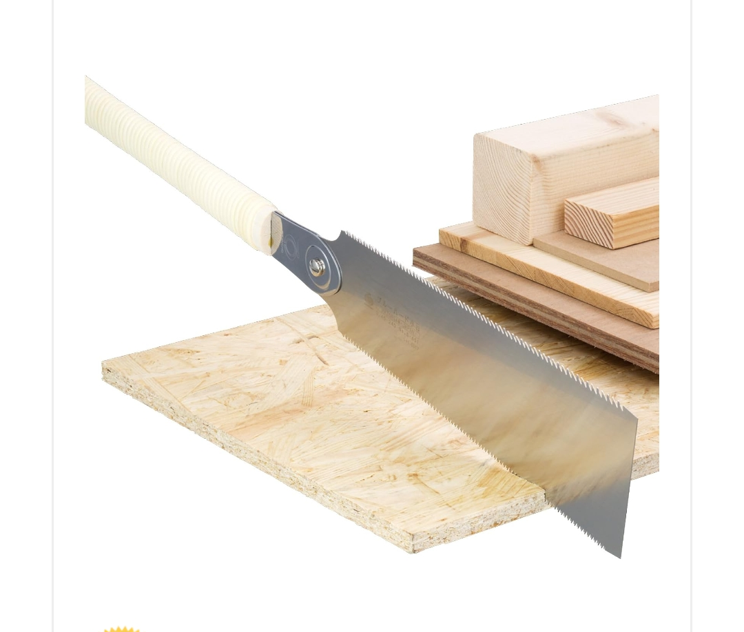 Gyokucho Razorsaw - Double Edge Ryoba for Hardwoods - Smooth & Accurate Cuts 240mm - เลื่อยญี่ปุ่นสองหน้า Ryoba ตัดได้ทั้งตามเสี้ยน และขวางเสี้ยน ขนาด 240 มม. (Made in Japan)