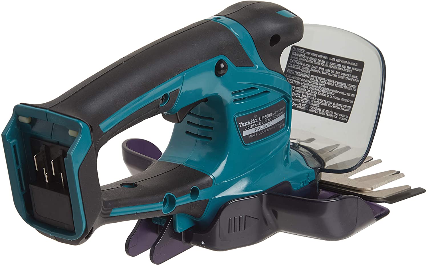 MAKITA UM600DZX 12V Max Cordless Grass/Shrub Shear (Solo)- เครื่องเล็มหญ้าไร้สาย พร้อมใบเเต่งพุ่ม ใช้แบตเตอรี่ 12V Max รุ่น UM600DZX (ตัวเปล่าไม่มีแบตเตอรี่ ไม่มีแท่นชาร์ท)