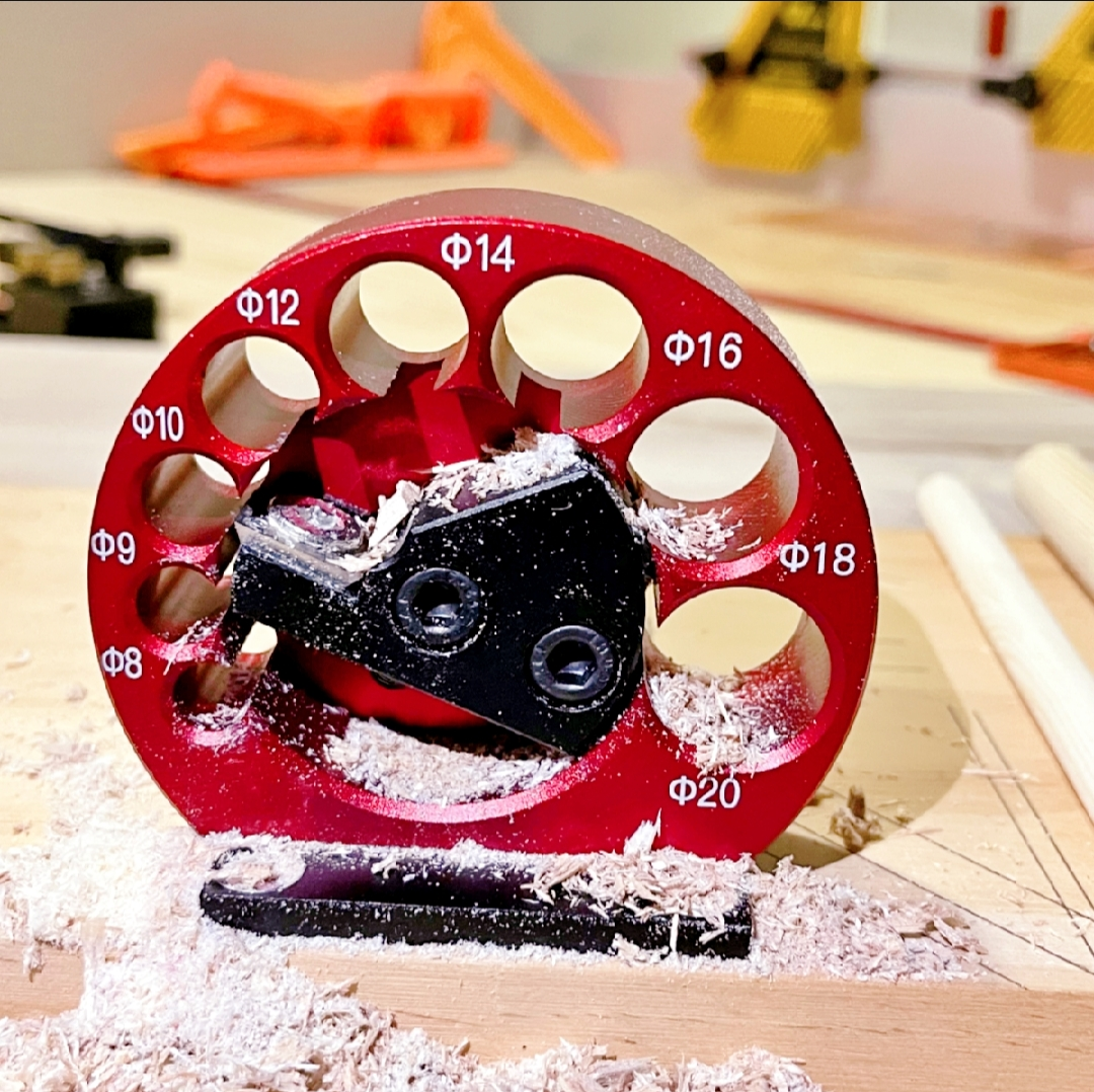 SIT TOOL 08562 - Adjustable Metric Wooden Dowel Maker with Carbide Blade for 8/9/10/12/14/16/18/20 mm. - เครื่องทำไม้กลม/ เดือยไม้ ปรับขนาดได้ ขนาด 8/9/10/12/14/16/18/20มม.. พร้อมใบมีดคาร์ไบด์