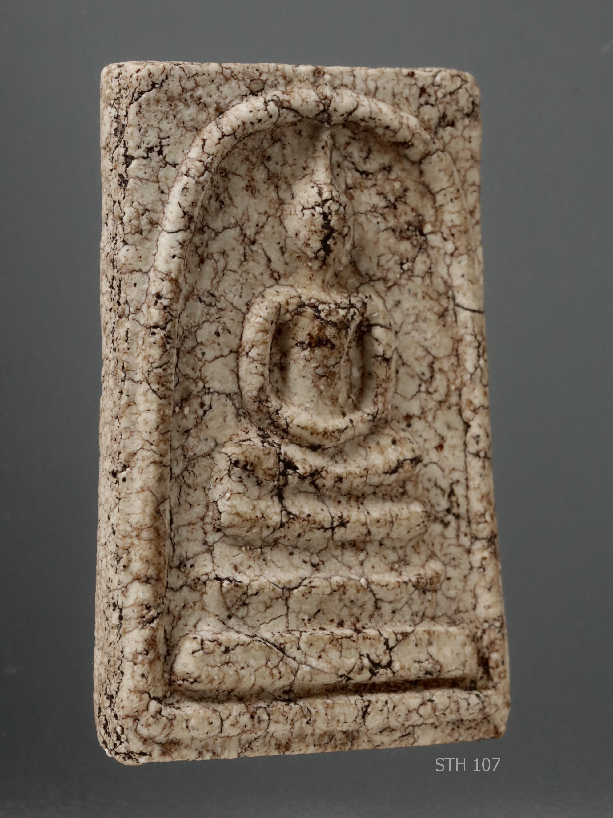 พระสมเด็จวัดระฆัง พิมพ์ใหญ่ เกศทะลุซุ้ม (พุทธศิลป์สุโขทัย) กรุพระปรางค์ STH 107