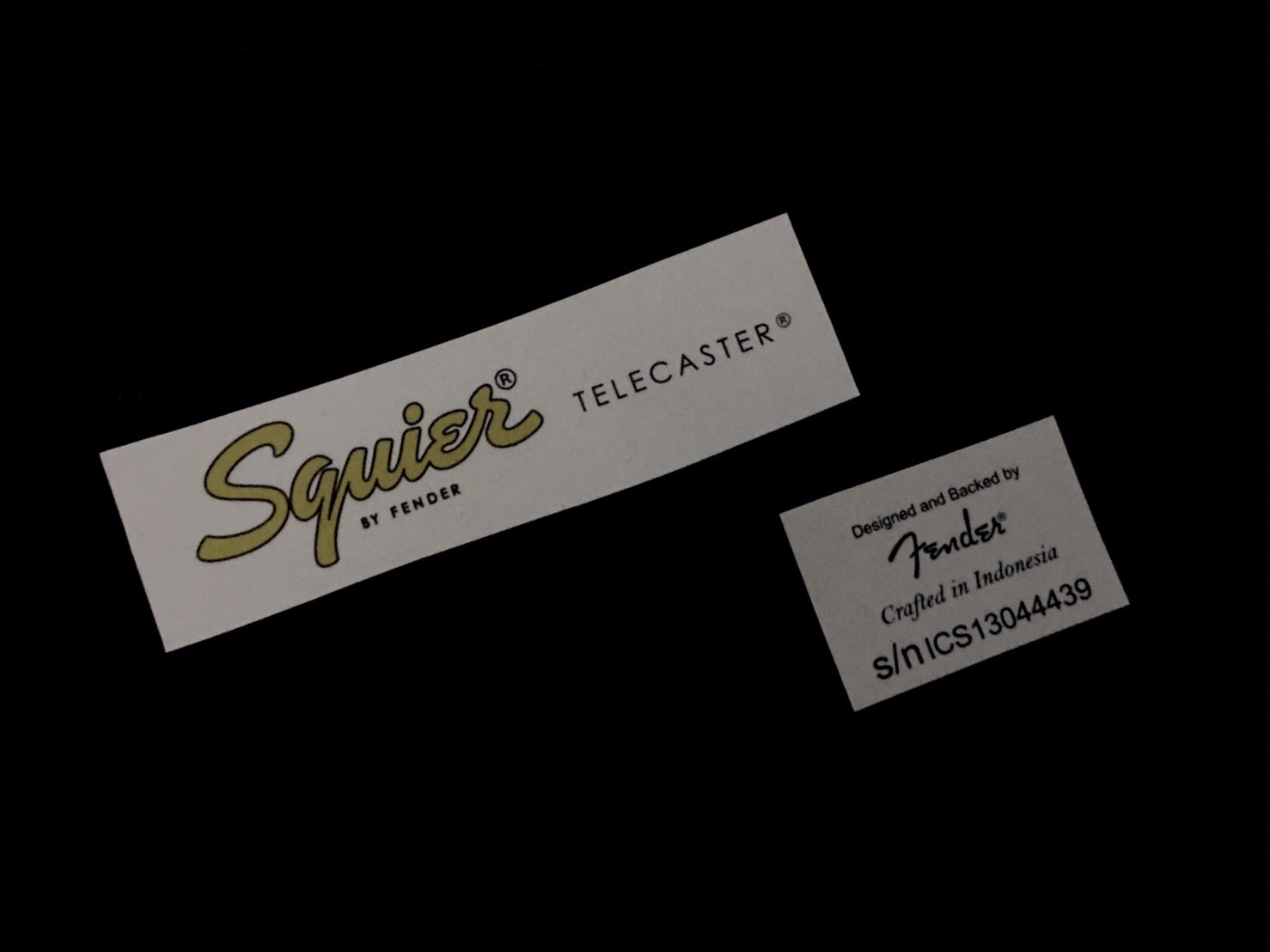 Squier Telecaster Cabronita New Logo