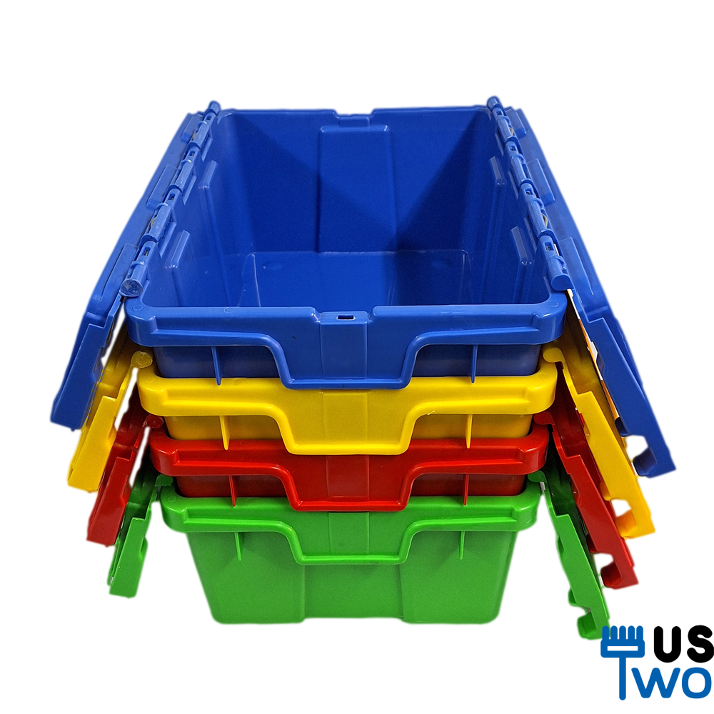 ลังพลาสติกทึบ ฝาพับคู่ 11.2 ลิตร