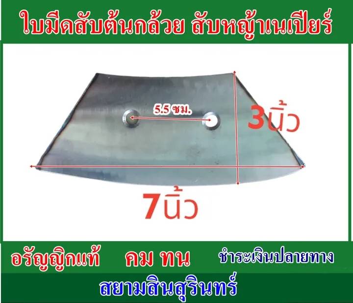 ใบมีดเครื่องสับต้นกล้วย สับหญ้าเนเปียร์