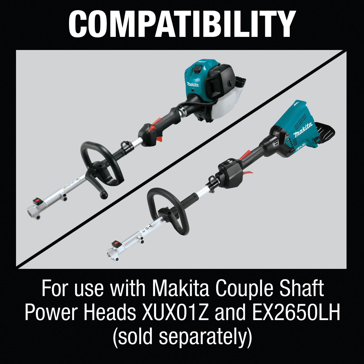 MAKITA BR400MP (199328-2) Bristle Brush Couple Shaft Attachment - หัวแปรงไฟฟ้า Makita รุ่น BR400MP (199328-2) สำหรับเครื่องมืองานสวนอเนกประสงค์