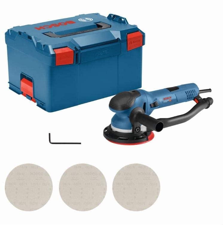 BOSCH GET 75-150 RANDOM ORBIT SANDER - เครื่องขัดกระดาษทรายกลมระบบลูกเบี้ยว 150 มม (6 นิ้ว) - 0601257101