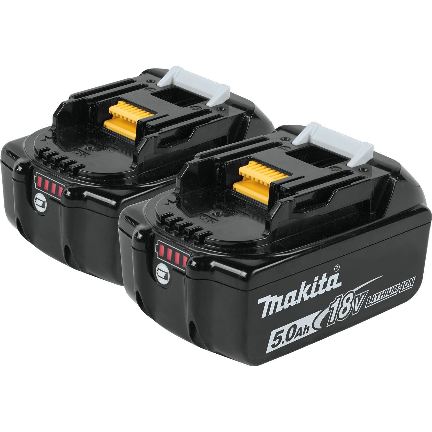 MAKITA MKP1RT182 - Makpac Power Source Kit LXT 18V 5Ah x2 - แบตเตอรี่ 18 โวลท์ 5 แอมป์ 2ก้อน พร้อมแท่นชาร์ทในกล่อง Makpac