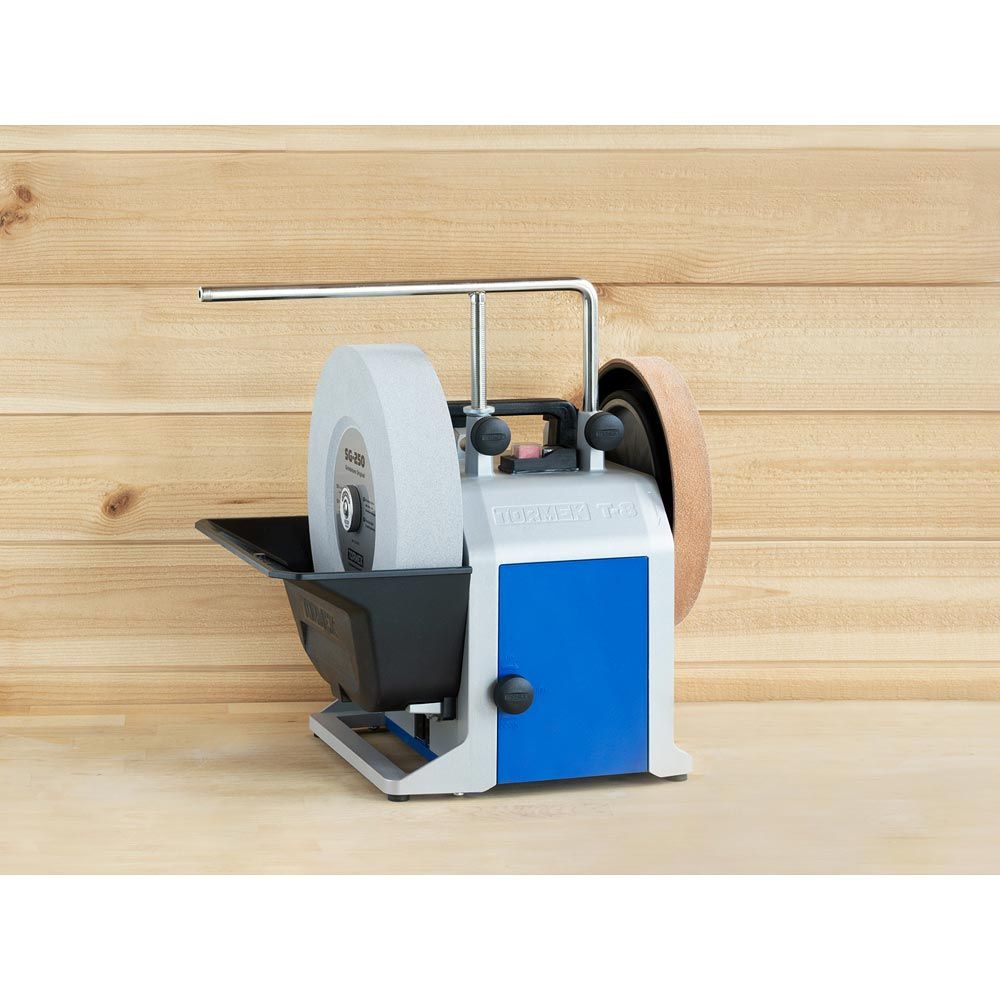 TORMEK T-8 ORIGINAL -10-inch Original Water Cooled Sharpening System with RB-180 Base - เครื่องมือลับคมแบบหล่อเย็นด้วยน้ำ Tormek รุ่น T-8 Original พร้อมฐานหมุนได้ RB-180 (สินค้าสั่งซื้อล่วงหน้า Pre-order)
