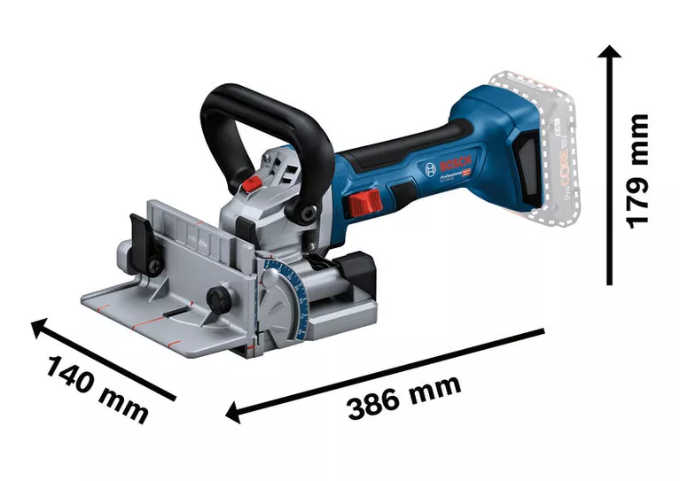 BOSCH GFF 18V-22 18v Cordless Biscuit Jointer - เครื่องเซาะร่องใส่แผ่นบิสกิตไร้สาย 18v Li-Ion บ๊อช รุ่น GFF 18V-22 (ตัวเปล่าไม่มีแบตเตอรี่ ไม่มีแท่นชาร์ท) - 0601620101 (Pre-Order)