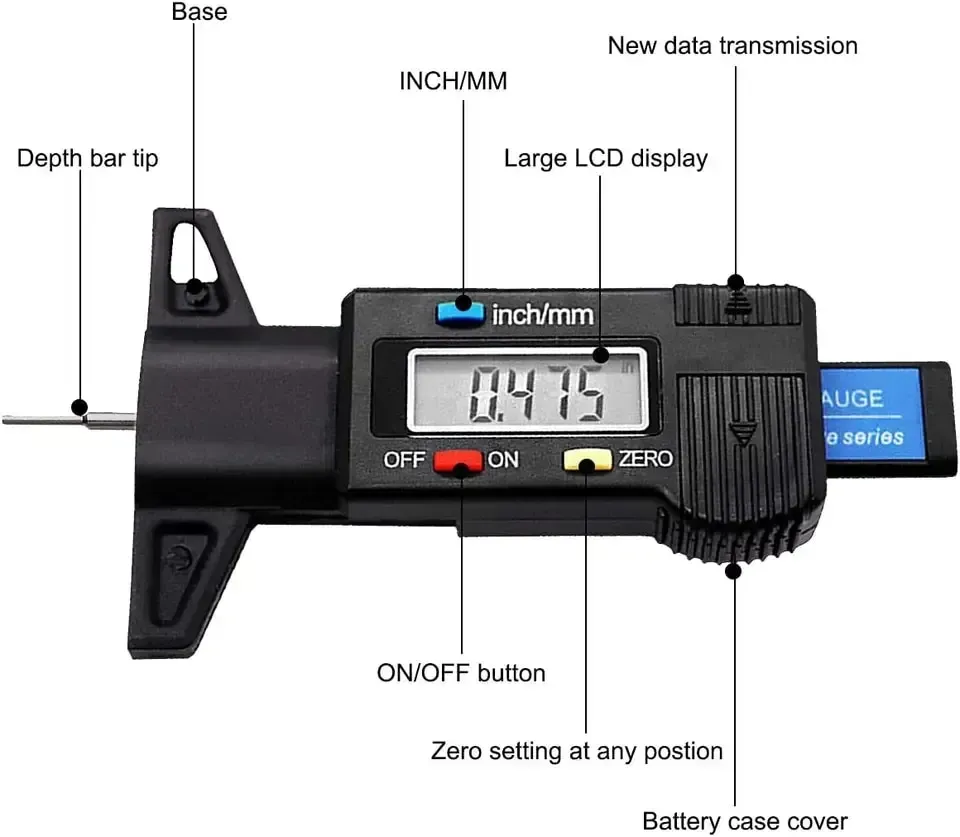 SIT TOOL SIT-0908 - Digital Depth Gauge - ตัววัดความลึกใบกบ เครื่องไสชิด และความลึกต่างๆในงานไม้ SIT TOOL รุ่น SIT-0908