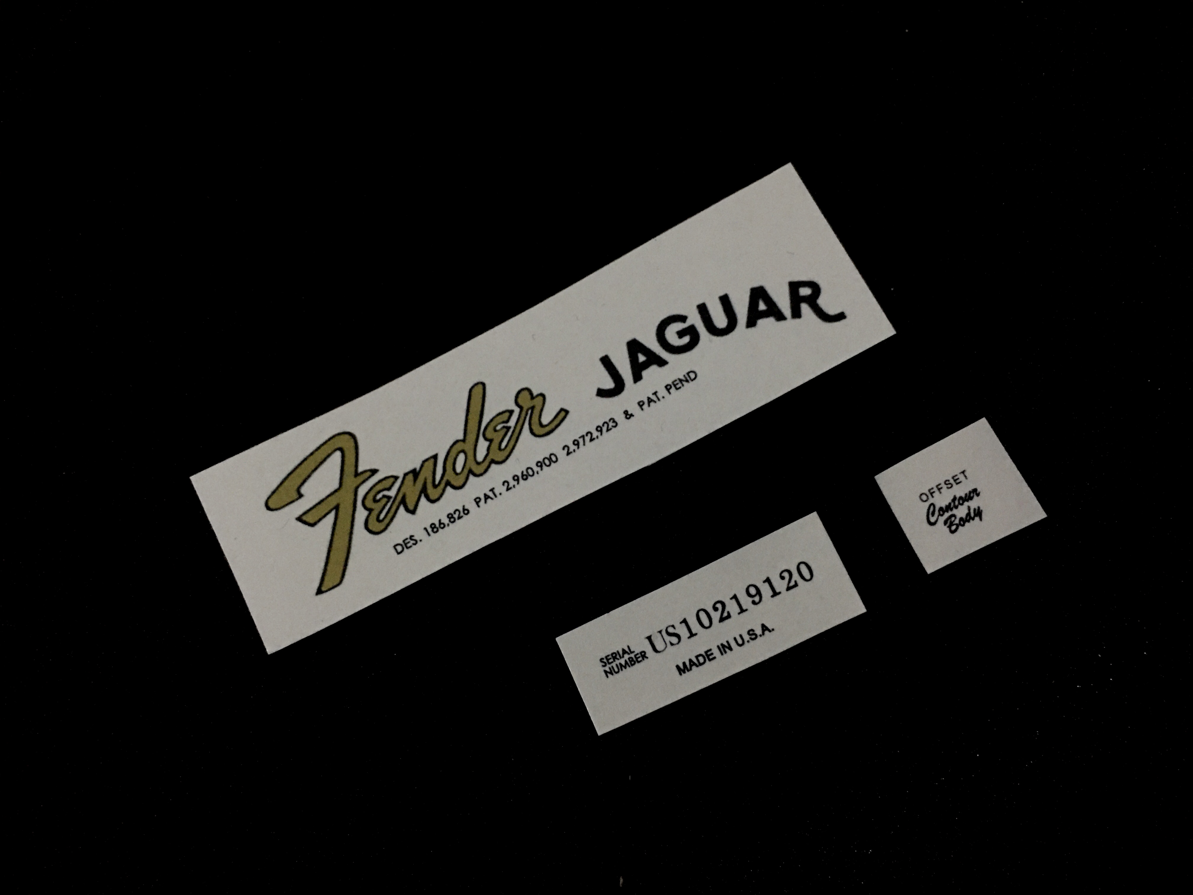 Fender Jaguar 1962-1964 Series