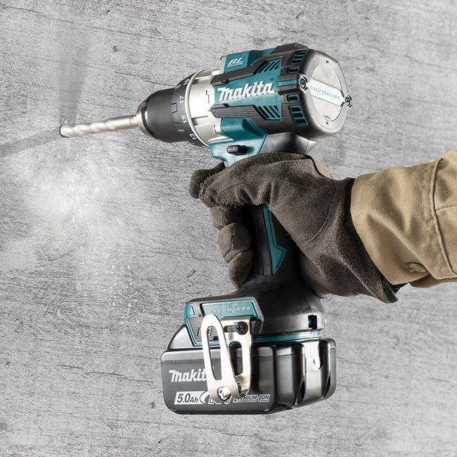 MAKITA DHP489Z – 18V LXT Brushless 1/2" Hammer Drill-Driver, Tool Only (Tool only, without Battery and Charger) - สว่านไขควงกระแทกไร้สาย 18V มากีต้า รุ่น DHP489Z (เฉพาะเครื่องไม่มีแบตเตอรี่ ไม่มีแท่นชาร์จ)