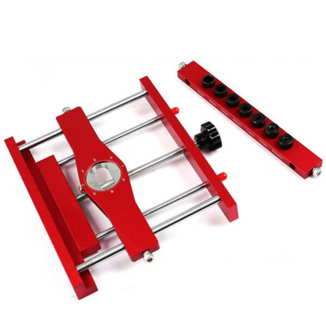 SIT TOOL MJDJ-001 2-in-1 Aluminum Loose Tenon Joinery and Doweling Jig - จิ๊กเจาะเดือยเหลี่ยมอลูมิเนียม แบบถอดได้ และจิ๊กเจาะรูเดือยกลมในตัวเดียวกัน