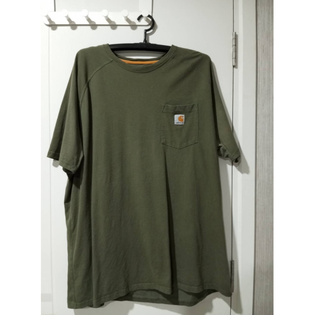 เสื้อยืด คาร์ฮาท Carhartt T-Shirt มีกระเป๋าเสื้อ มือสอง