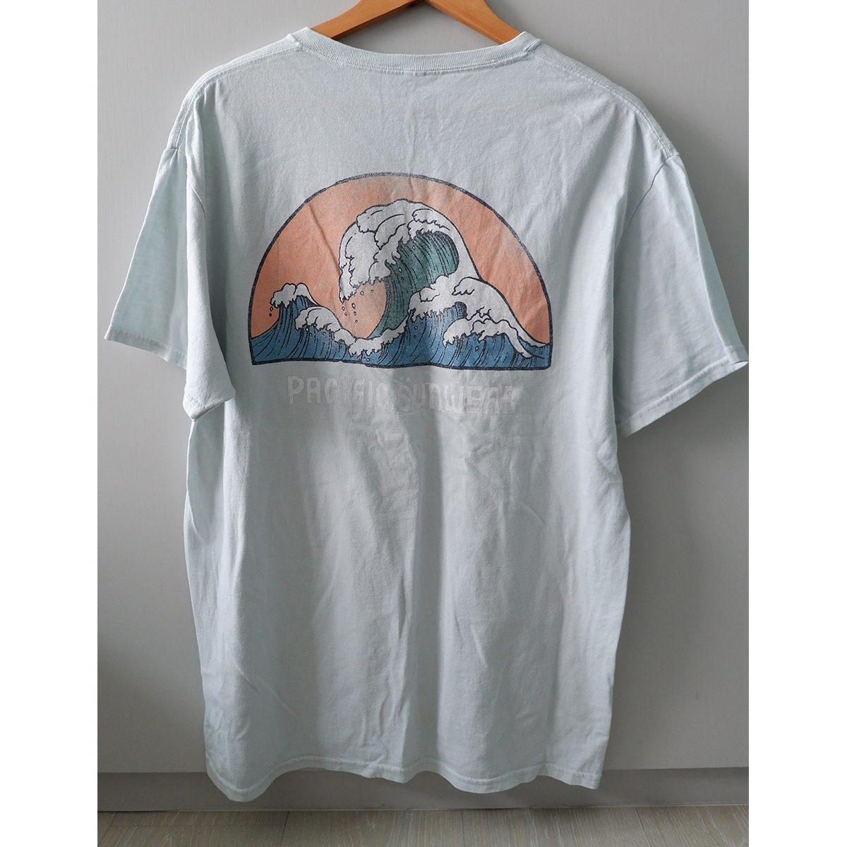 เสื้อยืดวินเทจมือสอง Vintage T-Shirt ลวดลายญี่ปุ่น เนื้อผ้า 50/50 งานป้าย PACSUN สกรีนหน้าหลัง