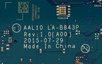 Dell Inspiron 5558 พาร์ท AAL10 LA-B843P Rev 1.0 (A00) วงจร+ไบออส+รูปบอร์ดFHD