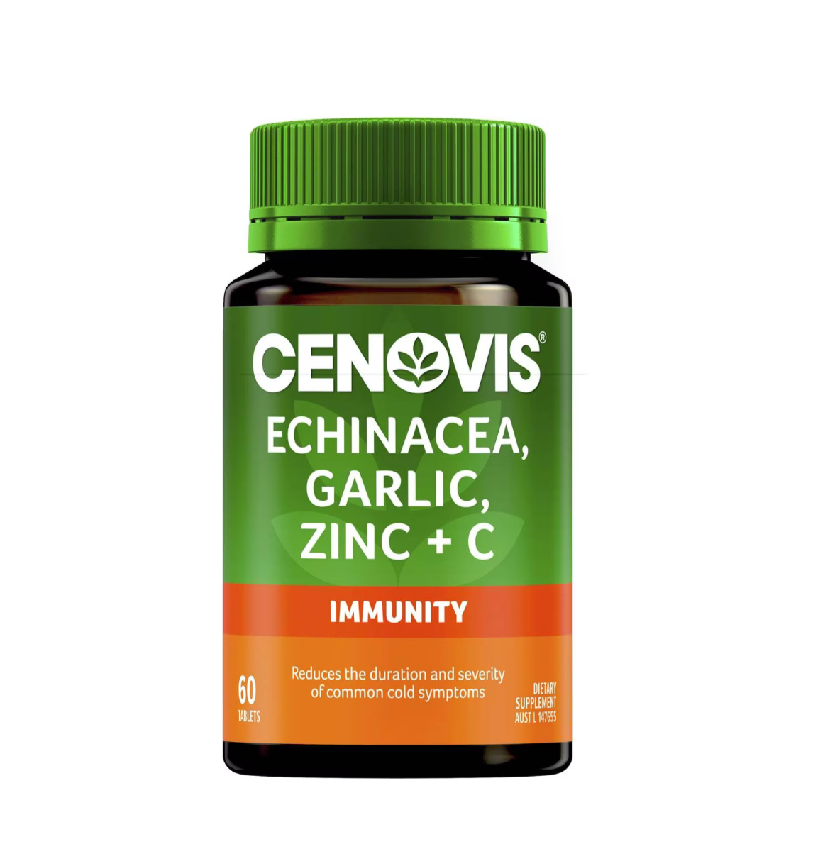 #พร้อมส่ง Cenovis Echinacea, Garlic, Zinc & Vitamin C for Immune Support 60 เม็ด Exp.05/26