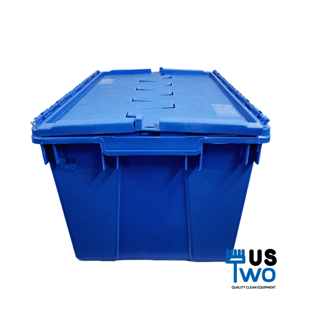 ลังพลาสติกทึบ ฝาพับคู่ 57 ลิตร