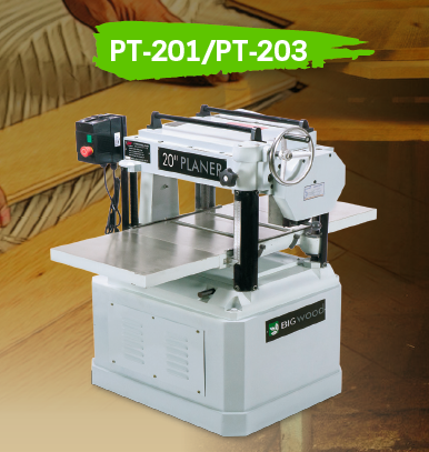 BIGWOOD PT-203 500mm.(20-inch) 380V 3-phase Thickness Planner - เครื่องรีดไม้ ขนาด 500 มม. (20 นิ้ว) ใช้ไฟฟ้า 380โวล์ท 3-เฟส BIGWOOD รุ่น PT-203