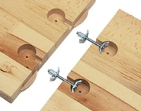 HAFELE Worktop Connector - ตัวยึดต่อไม้ (ยึดท๊อป)