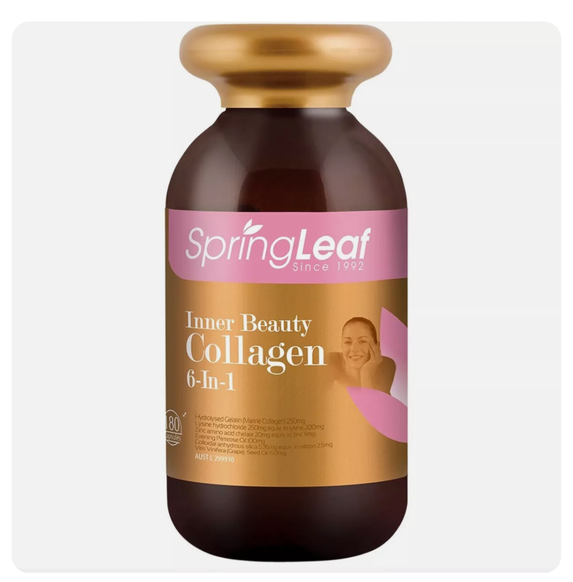 Springleaf Inner Beauty Marine Collagen 6-in-1 180 แคปซูล