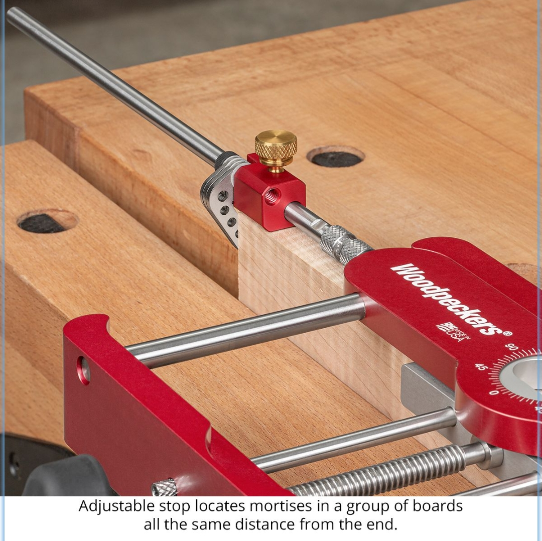WOODPECKERS MORTY BASIC Loose Tenon Joinery Jig - จิ๊กเจาะรูเดือยหลวม WOODPECKERS รุ่น MORTY-BASIC