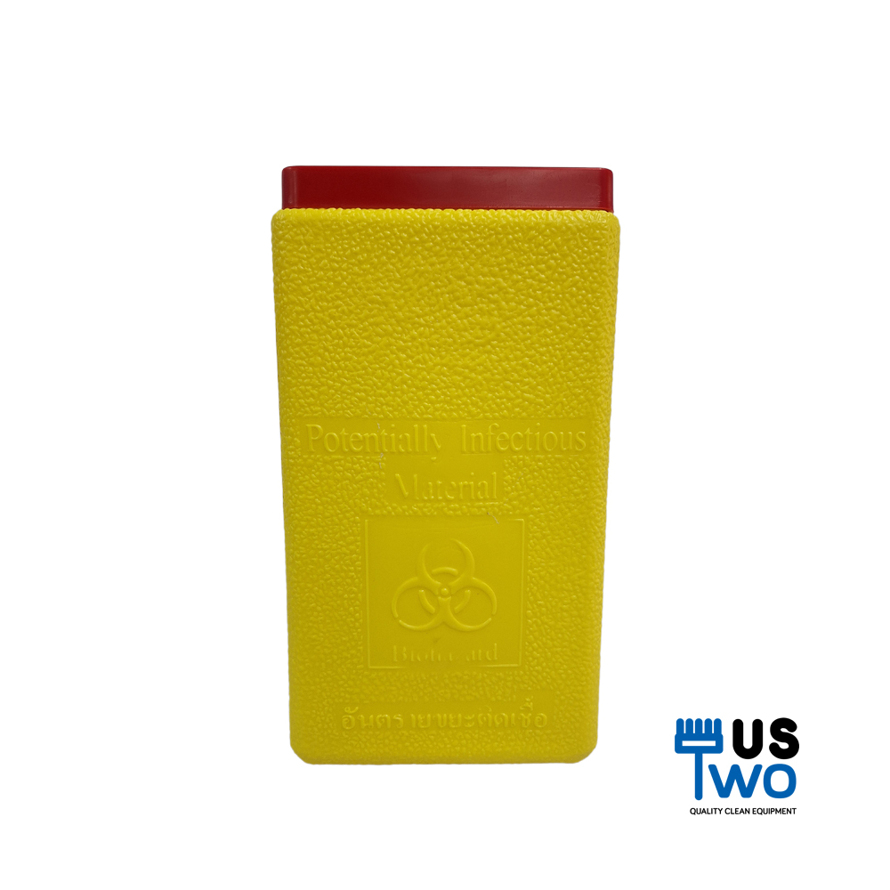 กล่องทิ้งเข็มฉีดยา ขนาด 3.5 ลิตร