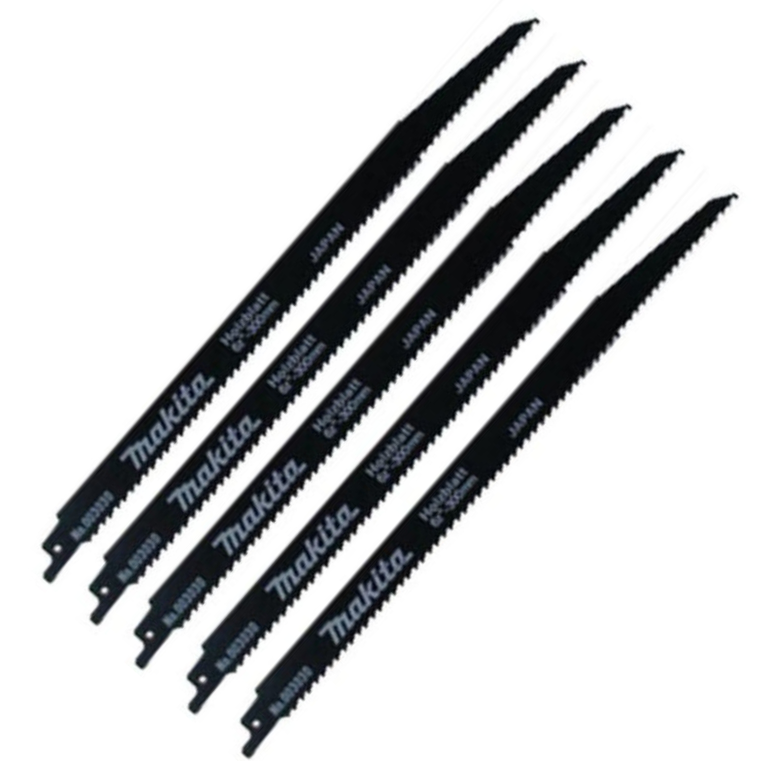 MAKITA B-03030 Reciprocating Saw Blade for wood, 300mm (12-inch) 7TPI - ใบเลื่อย เลื่อยชัก ตัดไม้ ขนาด 300มม (12 นิ้ว) 6ฟันต่อนิ้ว HCS