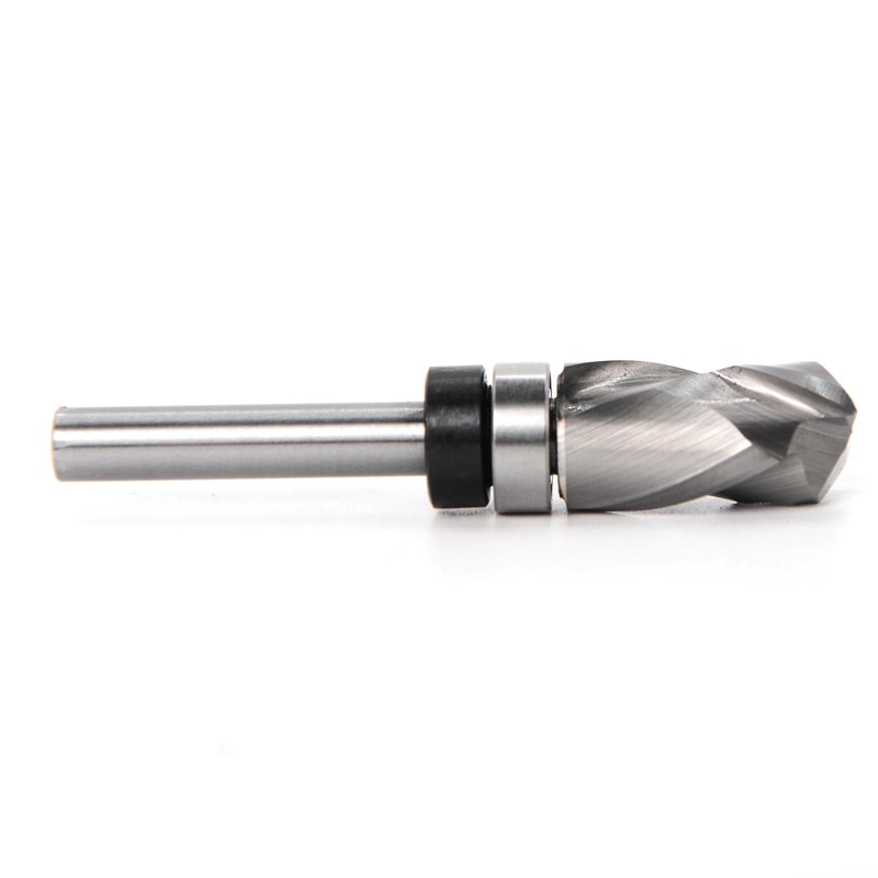SIT TOOL SIT-UDP9114 Ultimate Plunge/ Pattern Bit Solid Carbide Compression Spiral Bit, 1/4"Shank, 1/2"Cutting Diameter, 1" Cutting Length - ดอกทริมเมอร์เกลียวกัดขอบไม้ชนิดคาร์ไบด์ทั้งแท่งสำหรับเดินตามแบบ คมเกลียวกัดขึ้นลง ลูกปืนโคนดอก แกน