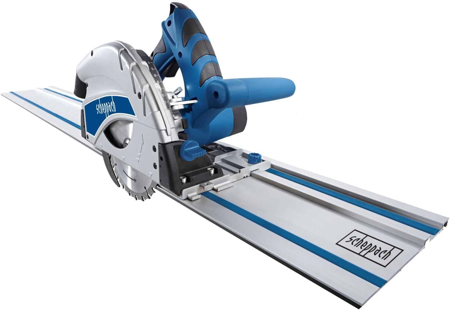 SCHEPPACH PL55 Track Saw with 2x 700mm Rails Standard Set - เลื่อยรางบ็อชชุดมาตรฐาน พร้อมราง 700 มม. จำนวน 2 ราง SCHEPPACH รุ่น PL55