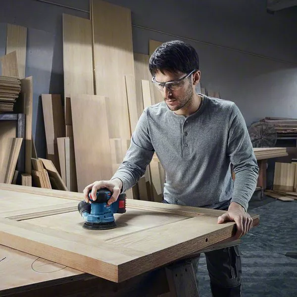 BOSCH GEX 185-Li Cordless Random Orbital Sander (Tool only, without battery and charger) - เครื่องขัดกระดาษทรายไร้สายระบบลูกเบี้ยว BOSCH รุ่น GEX 185-Li (ไม่มีแบตเตอรี่ ไม่มีแท่นชาร์จ) - 06013A5080