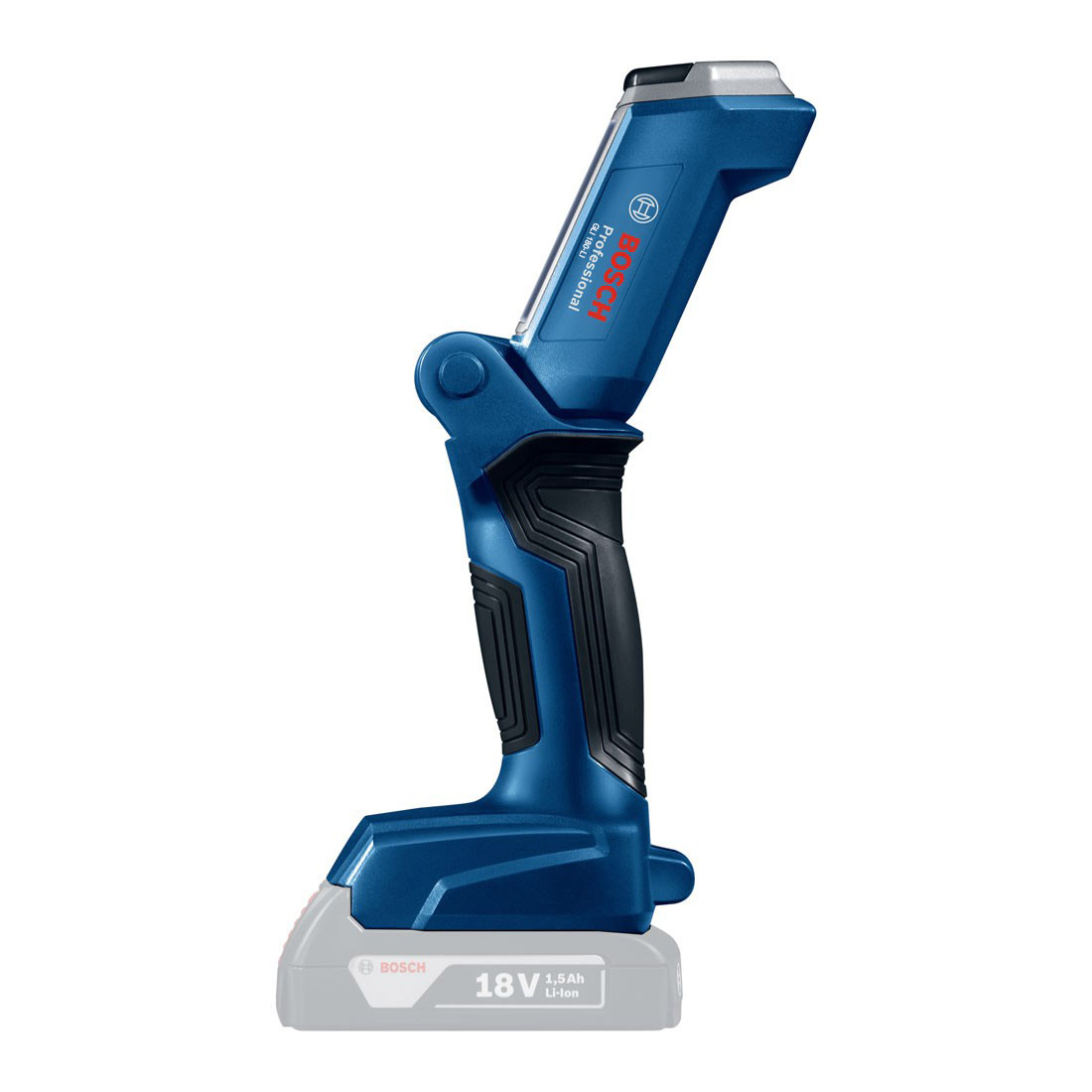 BOSCH GLI 180-LI Cordless Worklight (Tool only, without battery and charger) - ไฟส่องสว่างพื้นที่ทำงานแบบไร้สายใช้แบตเตอรี่ Li-Ion 18v บ็อชรุ่น GLI 180-LI (ตัวเปล่า ไม่มีแบตเตอรี่ ไม่มีแท่นชาร์จ) - 06014A11L0