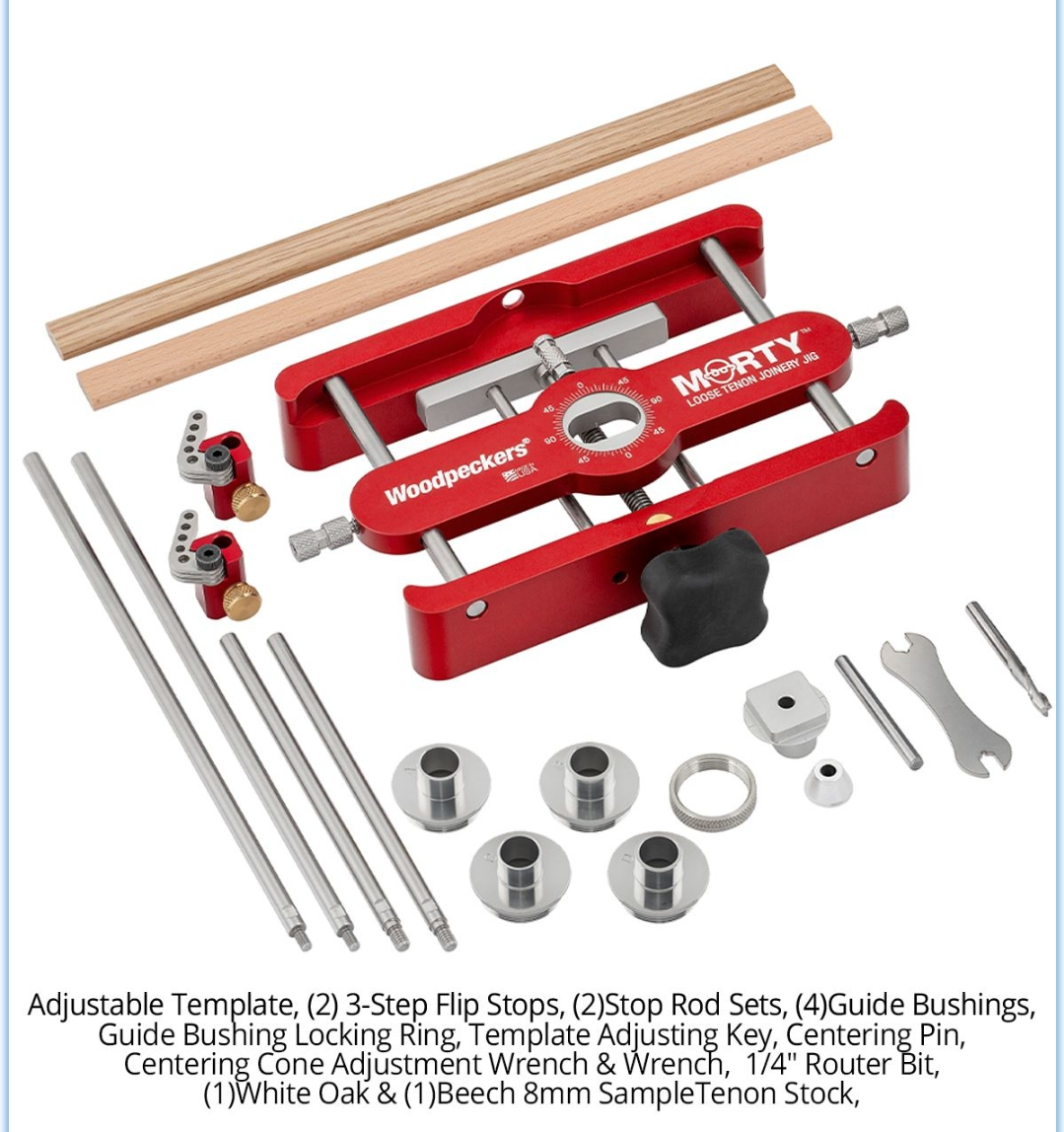 WOODPECKERS MORTY BASIC Loose Tenon Joinery Jig - จิ๊กเจาะรูเดือยหลวม WOODPECKERS รุ่น MORTY-BASIC