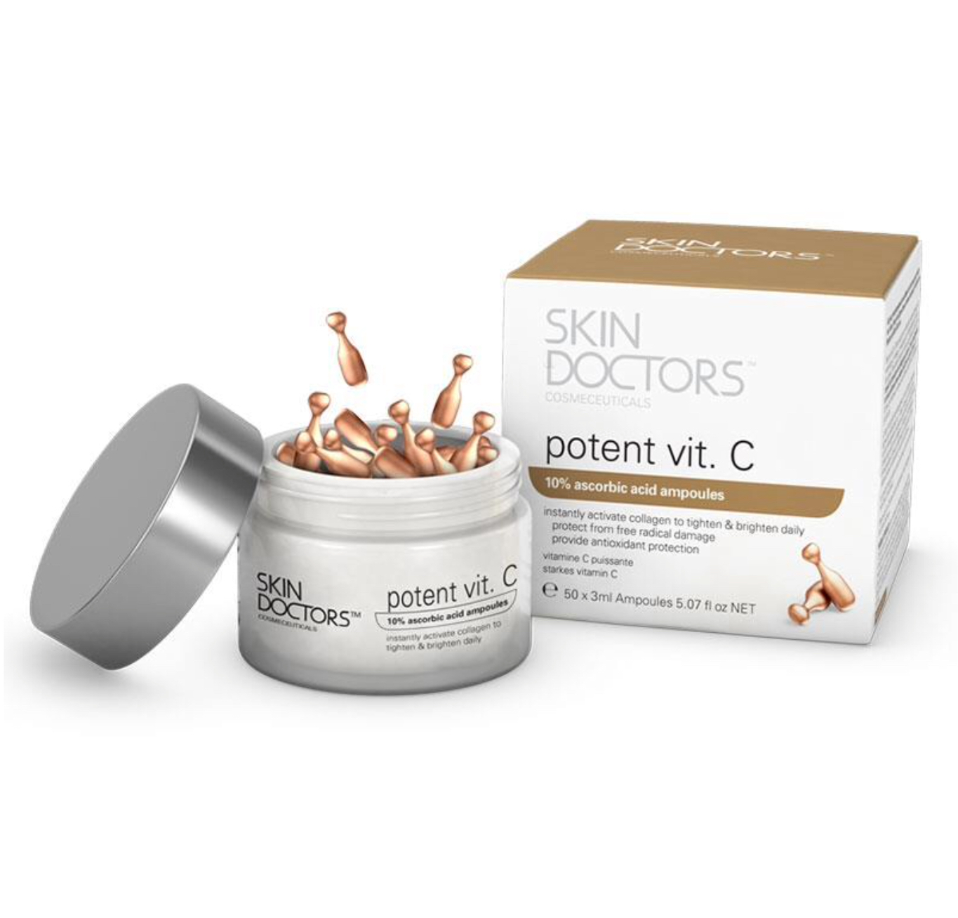 Skin Doctors Potent Vit C Ampoules 50x 3ml