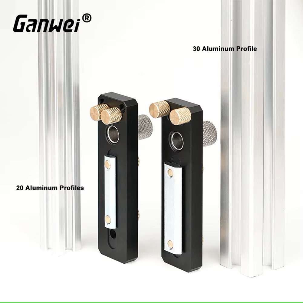 SIT TOOL Ganwei 2030 - 20/30 Series Aluminum Profile Drilling Jig Universal DIY Tool Aluminum Profile Drilling Positioning Tool for 2040 2020 3030 3060 Profiles - จิ๊กเจาะรูอลูมินัมโปรไฟล์ขนาด 20/30 มม สำหรับยึดโบล์ท