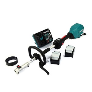 MAKITA UX01GM202 - 40Vmax XGT Brushless Split Shaft Power head with 2x 4.0Ah Batteries and Fast Charger - เครื่องมืองานสวนอเนกประสงค์ 40 โวล์ท (เครื่องเปล่า ไม่มีหัว พร้อมแบตเตอรี่ 4.0Ah 2ก้อน และแท่นชาร์จเร็ว Makita รุ่น UX01GM202