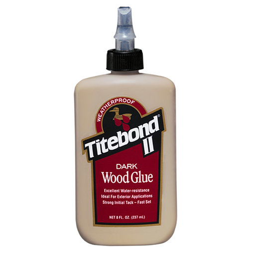 TITEBOND II Dark Wood Glue - กาวงานไม้คุณภาพสูงสีเข้ม ขนาดบรรจุ 8 ออนซ์ ( 237 มล.) U.S.A.
